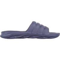 ABSOLUTE FOOTWEAR Men's Mens Easy Slip On Summer Beach Pool Slider Mule Sandals Flip Flops in Navy | Size: 7
