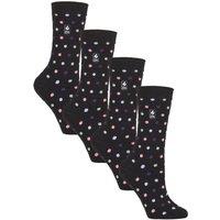 Heat Holders Women's 4 Pairs UltraLite Lightweight Thermal Socks | Size: 4-8
