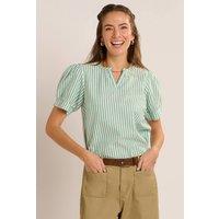 Brakeburn Women's BRUNI BLOUSE in Green | Size: 18