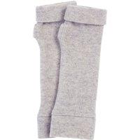 Turtle Doves Women's Cashmere Fingerless Gloves in Light Grey