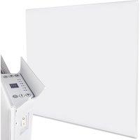 MYLEK Ultra Slim Electric Panel Heater with 24/7 Timer IP24 Rated 1kW in White