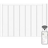 MYLEK Ceramic Electric Panel Heater WIFI App Radiator Triac Thermostat 2kW in White