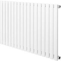 Monstershop Oval Single Column Radiator - 600 x 1020mm - White