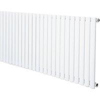 Monstershop Oval Single Column Radiator - 600 x 1440mm - White