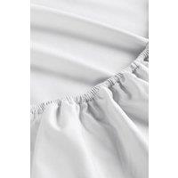 CHRISTY 500TC Premium Sateen Luxury Fitted Sheets in White | Size: King