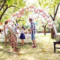 OUTSUNNY 280cm Gold Tone Wedding Arch Round Backdrop Stand for Birthday Party | Size: 280 cm x 60 cm
