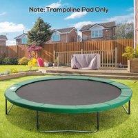 HOMCOM 12FT Trampoline Spring Cover, Plastic Trampoline Pad, Green | Size: 1.5kg