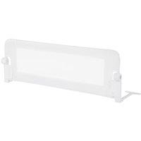 Costway Foldable Bed Rail with Adjustable Safety Strap for Toddlers in White