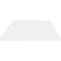 Costway 120cm x 120cm PVC Chair Mat for Hardwood Floor for Office & Home in Clear | Size: 120 cm x 120 cm