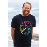 Rapanui Clothing Men's Wind Turbine T-shirt in Navy | Size: 2XL