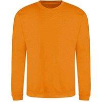 AWDis Men's Just Hoods Sweatshirt in Orange | Size: XL