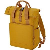Bagbase Men's Roll Top Twin Handle Laptop Bag in Mustard