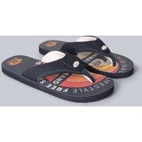 Animal Men's Jekyl All Over Printed Lightweight Flip Flop in Amber | Size: 11