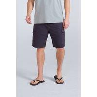 Animal Men's 'Atlantis' Cotton Cargo Shorts Casual Multi Pocket Stylish Half Pants in Charcoal | Size: 34R