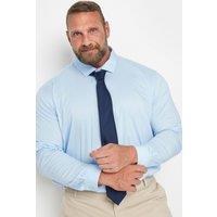 BadRhino Men's Formal Long Sleeve Shirt in Blue | Size: 20 inches