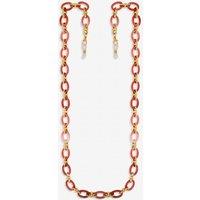 Mood Women's Gold Plated & Coral Resin Sunglasses Chain