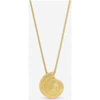 Inicio Women's Gold Plated Statement Shell Necklace - Gift Pouch
