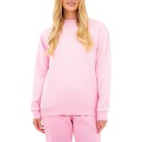 Smart Living Women's Soft & Casual Pullover Cozy Crew Neck Sweatshirt in Pink | Size: Large