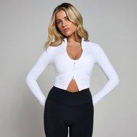 Myprotein Women's Tempo Cropped Jacket in White | Size: Small