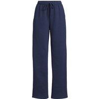 Lands' End Women's Serious Sweats Relaxed Straight Leg Joggers in Navy | Size: 10-12