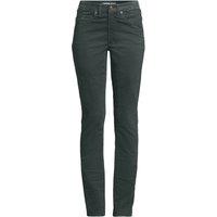Lands' End Women's Straight Leg Stretch Cord Jeans, Mid Rise in Bottle Green | Size: 12R