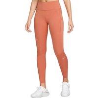 Nike Women's Epic Luxe Peach Leggings in Pink | Size: XL