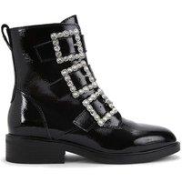 KG Kurt Geiger Women's 'Tisha Ankle' Leather Boots in Black | Size: 3
