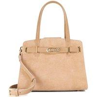 Dune London Women's 'Dinidefine' Suede Bag in Taupe