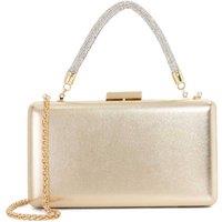 Dune London Women's 'Beaut' Leather Clutch in Metallics