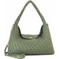 Dune London Women's 'Deliberate L' Shoulder Bag in Green