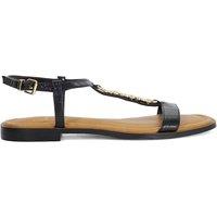 Dune London Women's 'Lollipops' Leather Sandals in Black | Size: 3