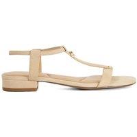 Dune London Women's 'Lyra' Leather Sandals in Natural | Size: 7