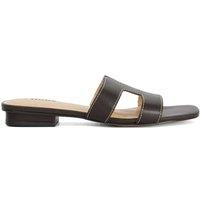 Dune London Women's 'Loupe' Leather Sandals in Brown | Size: 6