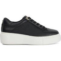 Dune London Women's 'Evienne' Leather Trainers in Black | Size: 6