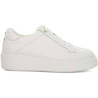 Dune London Women's 'Evienne' Leather Trainers in White | Size: 3