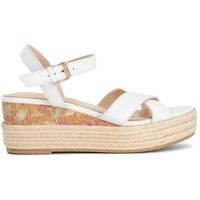 Dune London Women's 'Kalmias' Leather Wedges in White | Size: 6