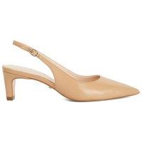 Dune London Women's 'Connection' Leather Strappy Heels in Natural | Size: 5