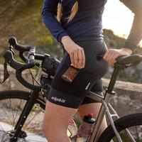 Alpkit Women's Tour Cargo Bib Shorts Cargo bib shorts in Black | Size: 8