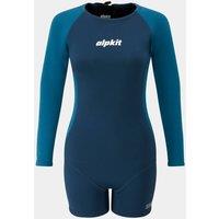 Alpkit Women's Straven Natural rubber wetsuit swimsuit in Blue | Size: 14