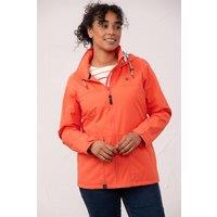 Lighthouse Clothing Women's Beachcomber Waterproof Jacket Spring Sumer Outdoor Coat in Coral | Size: 10