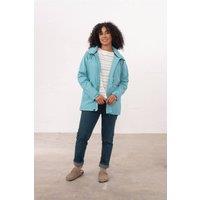 Lighthouse Clothing Women's Beachcomber Waterproof Jacket Spring Sumer Outdoor Coat in Baby Blue | Size: 12