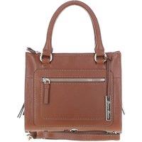 Ashwood Leather Women's Three Section Real Leather Tote Shoulder Bag in Tan