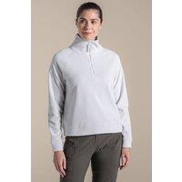 Craghoppers Women's Raja Half Zip Fleece in Grey | Size: 18
