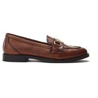 Moda In Pelle Women's 'Elarra' Leather Loafers in Tan | Size: 3
