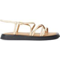 Dune London Women's 'Laia' Leather Sandals in Natural | Size: 4