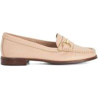 Dune London Women's Wide Fit 'Glenny' Leather Loafers in Pink | Size: 5