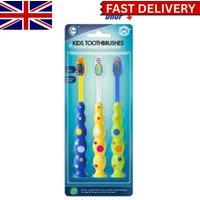 DECORE4U LTD 3pc Kids Toothbrush Set Soft Bristles Children Toothbrush Pack | Size: 12g