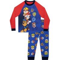 Paw Patrol Boy's Marshall, Rubble & Chase Long Sleeve Pyjamas | Size: 5-6 Years