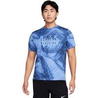 Nike Men's Ombre Blue Running Top | Size: Large
