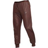Nike Men's Plain Dark Brown Running Trousers | Size: Small
